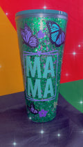 Custom snow globe 20oz acrylic cup